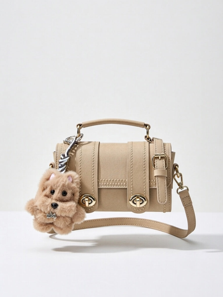 The Barrel Mini Crossbody — Barrel-Shaped PU Leather Mini Crossbody Bag