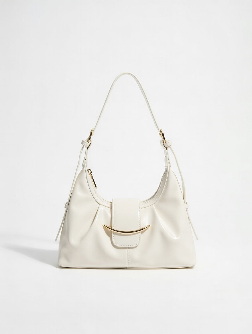The Colour-Pop Shoulder Bag — Structured PU Leather Medium Shoulder Bag with Adjustable Strap 4
