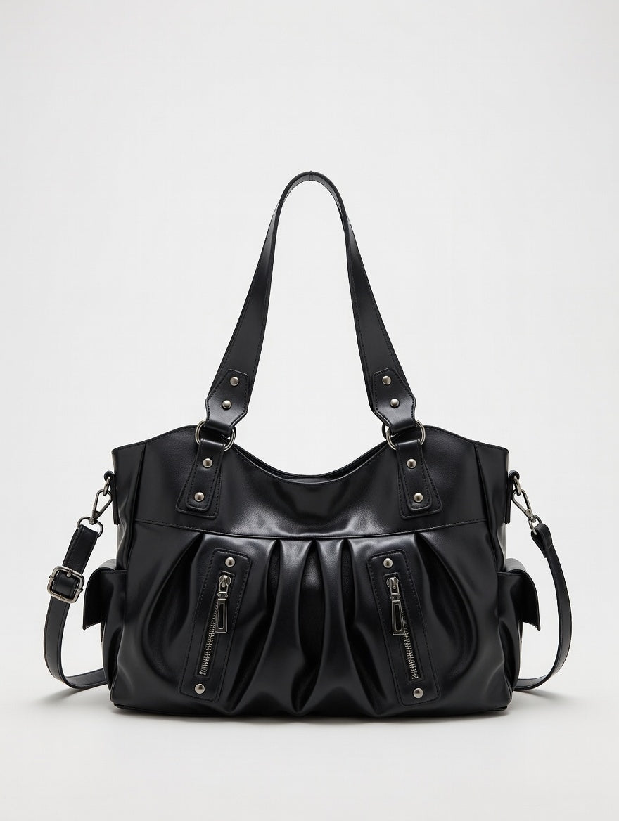 Ruched Crossbody Bag - Large 2