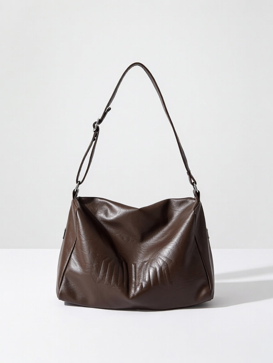 The Adjustable Crossbody Bag — Structured PU Leather Medium Crossbody with Adjustable Strap 3