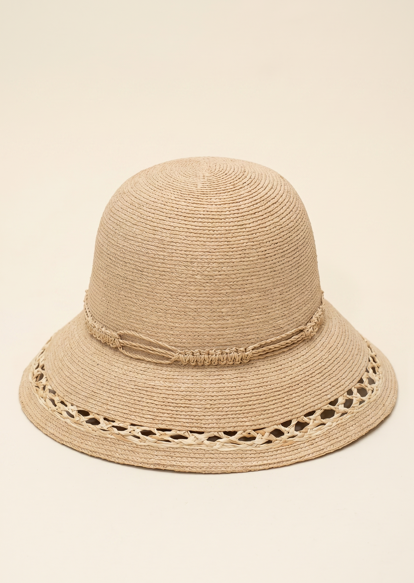 Feletin Luxe Decorative-Band Wheat Straw Bucket Hat | Style A & B | One Size