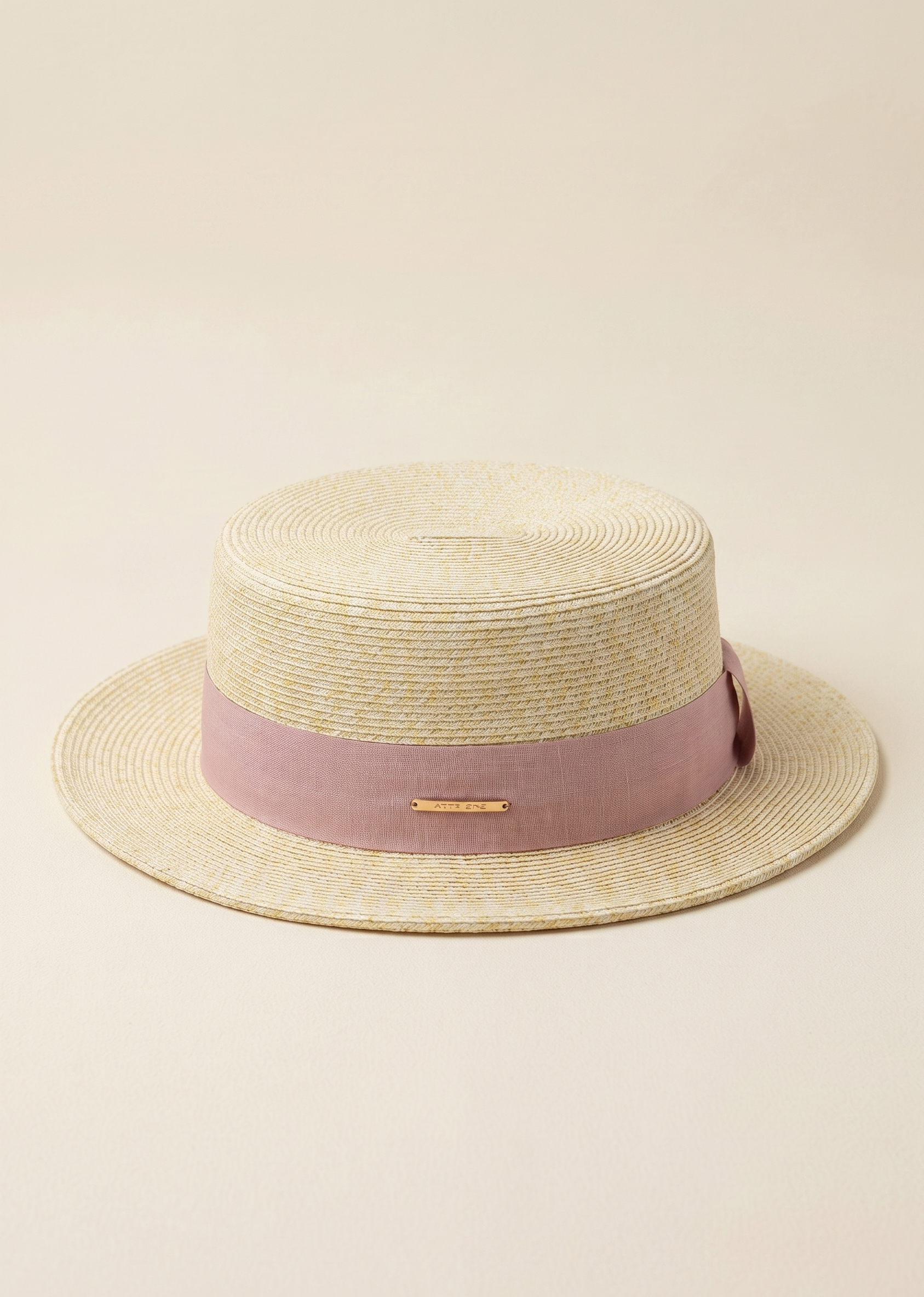 Feletin Luxe Ribbon-Trimmed Straw Woven Boater Hat | 5 Colourways | One Size