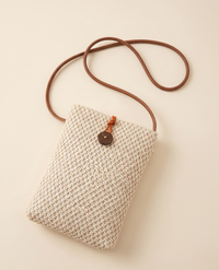 Feletin Luxe Artisan Handwoven Natural-Straw Mini Crossbody Bag | 3 Colourways | One Size