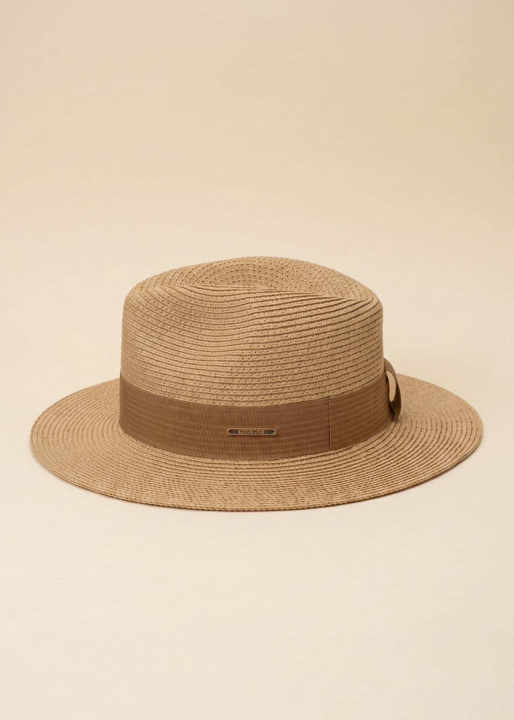 Feletin Luxe Wheat Straw Wide-Brim Sun Hat | Khaki | One Size