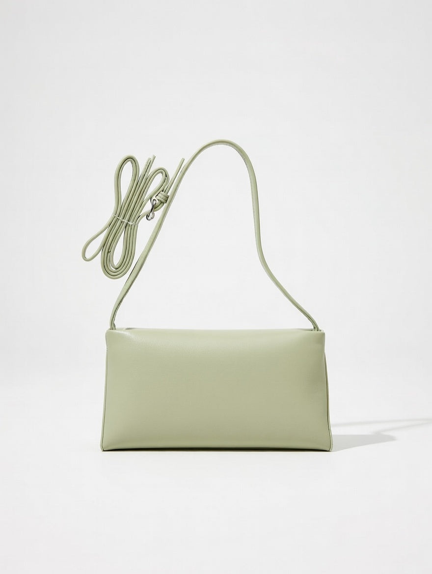 The Rectangular Mini Crossbody — Structured PU Leather Mini Rectangular Crossbody Bag