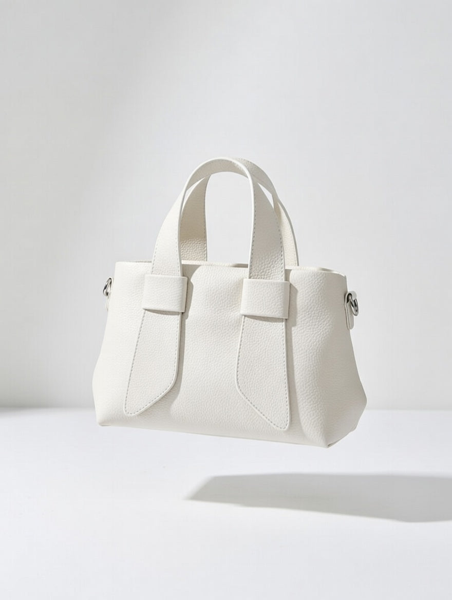 The Textured Crossbody Bag — Textured PU Leather Medium Crossbody Bag
