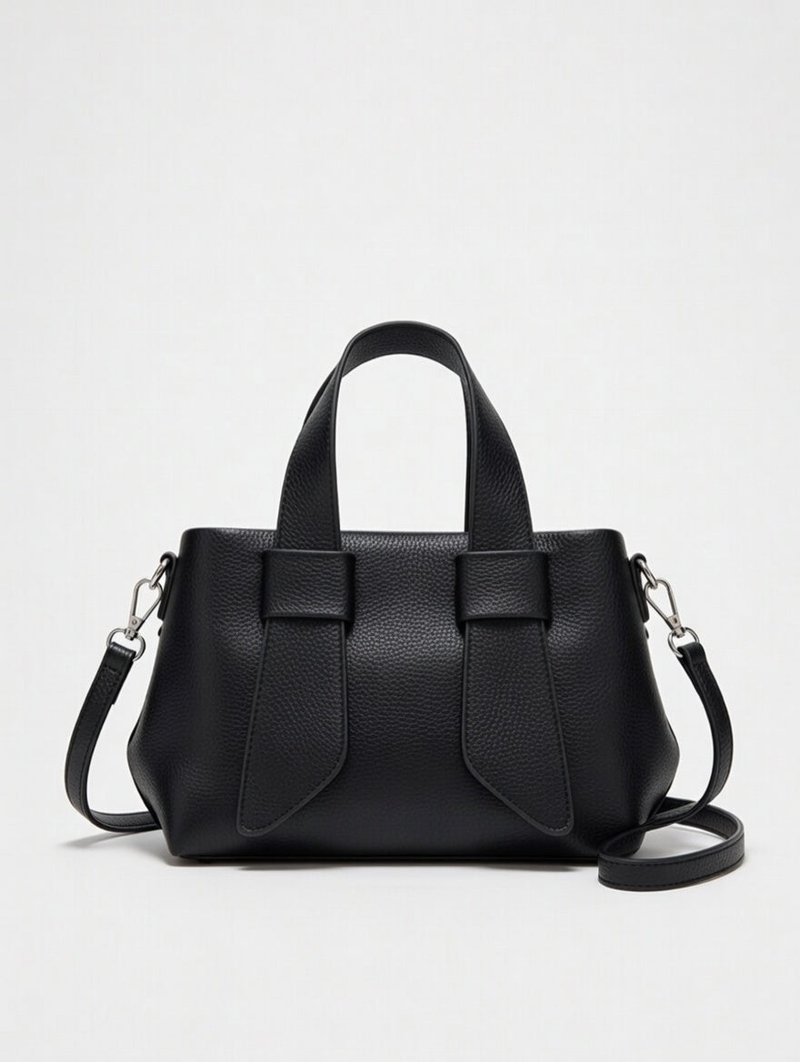 The Textured Crossbody Bag — Textured PU Leather Medium Crossbody Bag 2
