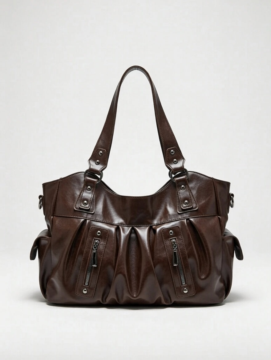 Ruched Crossbody Bag - Large 3