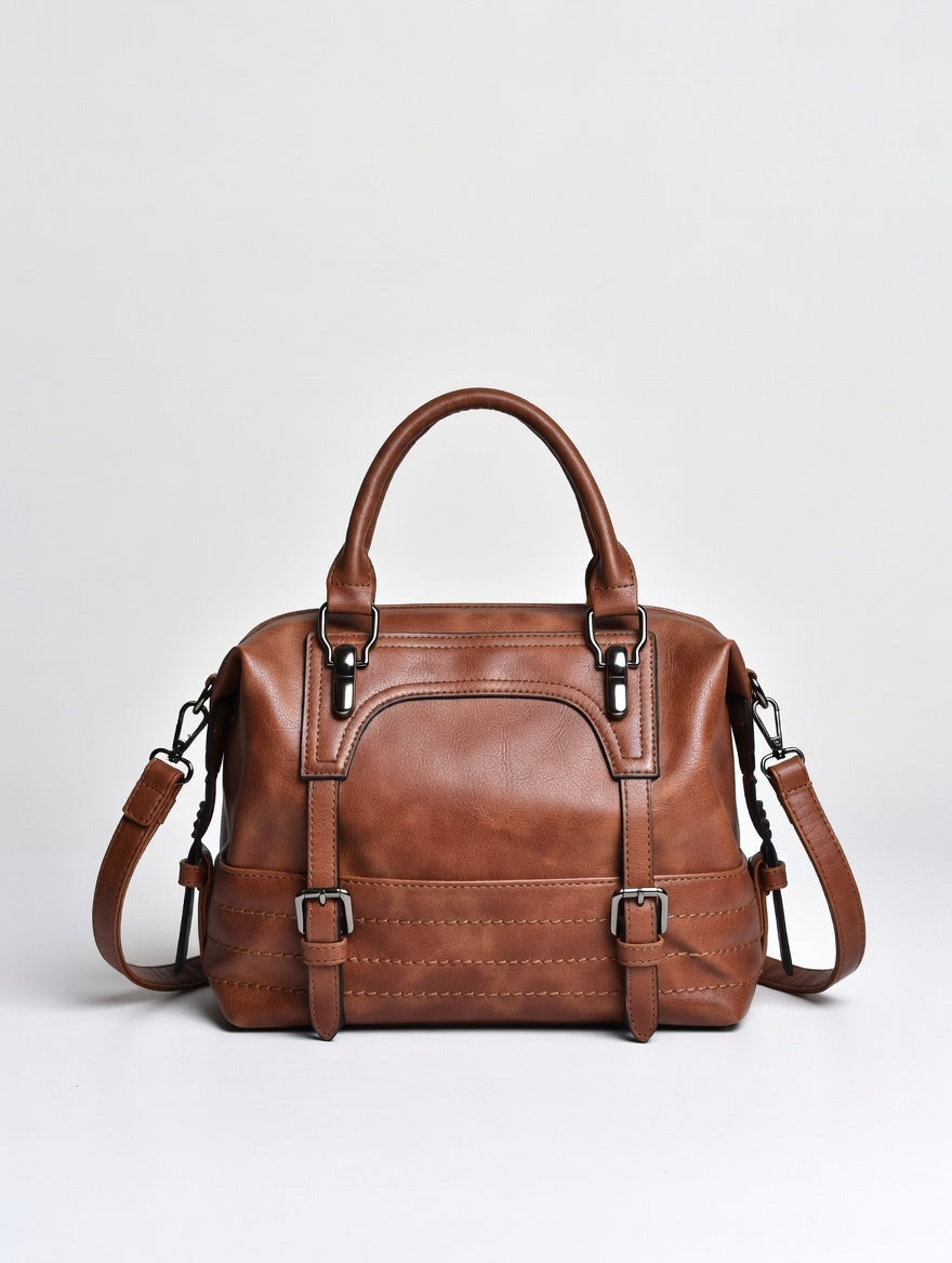 The Buckle Heritage Bag — Vintage Buckle Structured Handbag